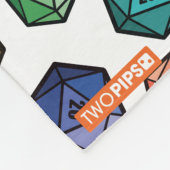 Bunte Decke des Muster-D20 (Ecke)