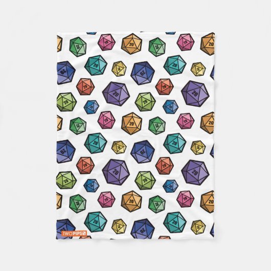 Bunte Decke des Muster-D20 (Vorderseite)