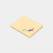 Bunte dekorative Koi Fisch-Schwimmen Post-it Klebezettel (angewinkelt)