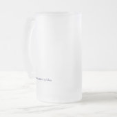 Bunte Delphin-Tasse Mattglas Bierglas (Vorderseite Links)