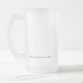 Bunte Delphin-Tasse Mattglas Bierglas (Links)