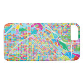 Bunte Denver-Karte Case-Mate iPhone Hülle (Rückseite (Horizontal))