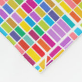 Bunte Denver-Karte Fleecedecke (Ecke)