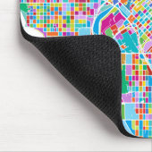Bunte Denver-Karte Mousepad (Ecke)