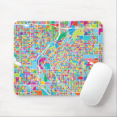 Bunte Denver-Karte Mousepad (Mit Mouse)