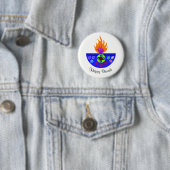 Bunte Diwali Lampe Diya Button (Beispiel)