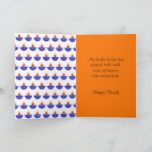 Bunte Diwali Lampe Diya Karte (Innenseite)