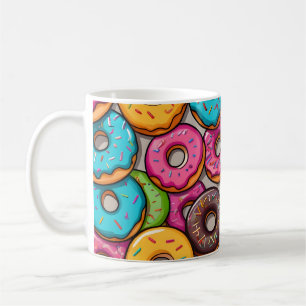 Bunte Donuts Kaffeetasse