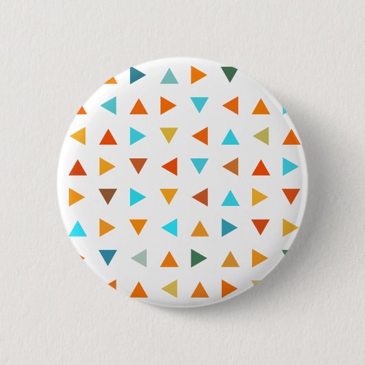 Bunte Dreiecke Button (Vorderseite)
