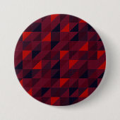 Bunte Dreieckmusterkunst Button (Vorderseite)