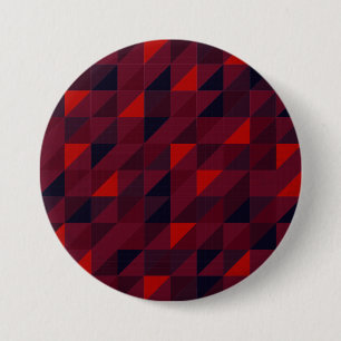 Bunte Dreieckmusterkunst Button