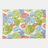 Bunte Dschungel-Elefanten Handtuch (Horizontal)