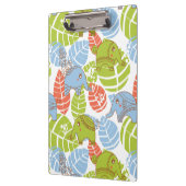 Bunte Dschungel-Elefanten Klemmbrett (Links)