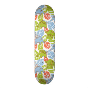 Bunte Dschungel-Elefanten Skateboard