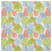 Bunte Dschungel-Elefanten Stoff (Muster)