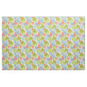 Bunte Dschungel-Elefanten Stoff (Fat Quarter (45,7 x 55,9 cm))