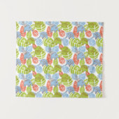 Bunte Dschungel-Elefanten Wandteppich (Vorderseite (Horizontal))