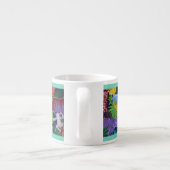 Bunte Dschungeltiere Espressotasse (Rückseite)