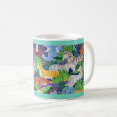 Bunte Dschungeltiere Kaffeetasse (VorderseiteRechts)
