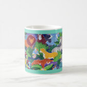 Bunte Dschungeltiere Kaffeetasse (Mittel)