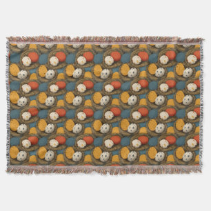 Bunte Eier der Bauern-Henne mit Flecken Decke