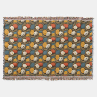 Bunte Eier der Bauern-Henne mit Flecken Decke