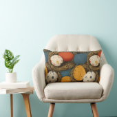 Bunte Eier vom Bauernhof Lendenkissen (Stuhl )