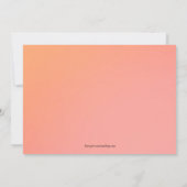 Bunte Einladungen zur Geburtstagsparty (Rückseite)