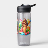 Bunte Eiscreme für Kinder Trinkflasche (Links)