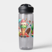 Bunte Eiscreme für Kinder Trinkflasche (Vorderseite)