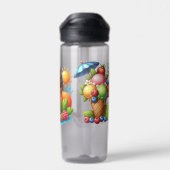 Bunte Eiscreme für Kinder Trinkflasche (Rückseite)