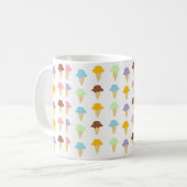Bunte Eistüten Kaffeetasse (Vorderseite Links)