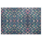 Bunte Elefanten, Gewebe Stoff (Yard (91,4 cm))