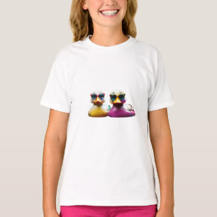 bunte Enten für Kinder T - Shirt
