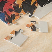 Bunte Eule Aquarell Puzzle (Seite)