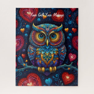 Bunte Eule Puzzle