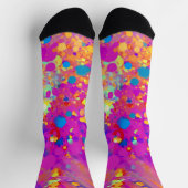 Bunte Fancy Künstlerische Socken (Oben)