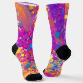 Bunte Fancy Künstlerische Socken (Gewinkelt)