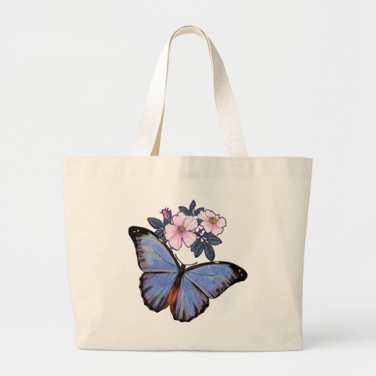 Bunte Fantasie Butterfly-02 Jumbo Stoffbeutel (Vorne)