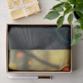 Bunte Fantasiekatze Seidenpapier (Geschenk)