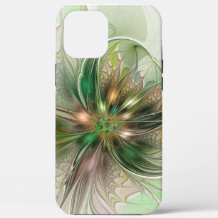Bunte Fantasy Moderne Abstrakte Fraktal-Blume iPhone 12 Pro Max Hülle