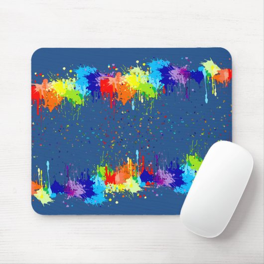 BUNTE FARBE MOUSEPAD (Mit Mouse)