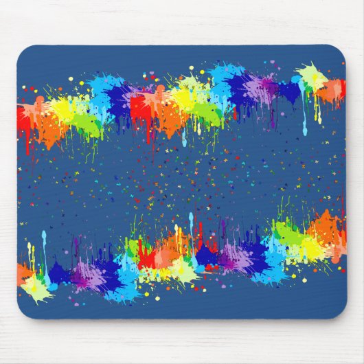 BUNTE FARBE MOUSEPAD (Vorne)