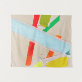 Bunte Farben Wandteppich (Vorderseite (Horizontal))