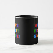 Bunte Farben Weltbeste Oma Geschenke Tasse (Zentrum)