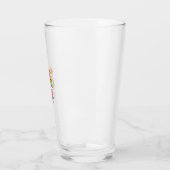 Bunte Faultiere mit einem Regenbogen Kawaii Faulti Glas (Links)