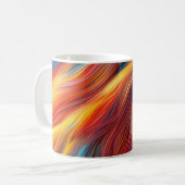 Bunte Fellstruktur-Hintergrund-68454 Kaffeetasse (Vorderseite Links)
