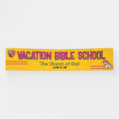 Bunte Ferienbibelschule-Kirchenbanner Banner (Horizontal)