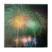 Bunte Feuerwerke Fliese (Vorderseite)