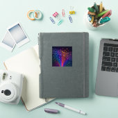 Bunte Fiberoptik Aufkleber (iPad Hülle)